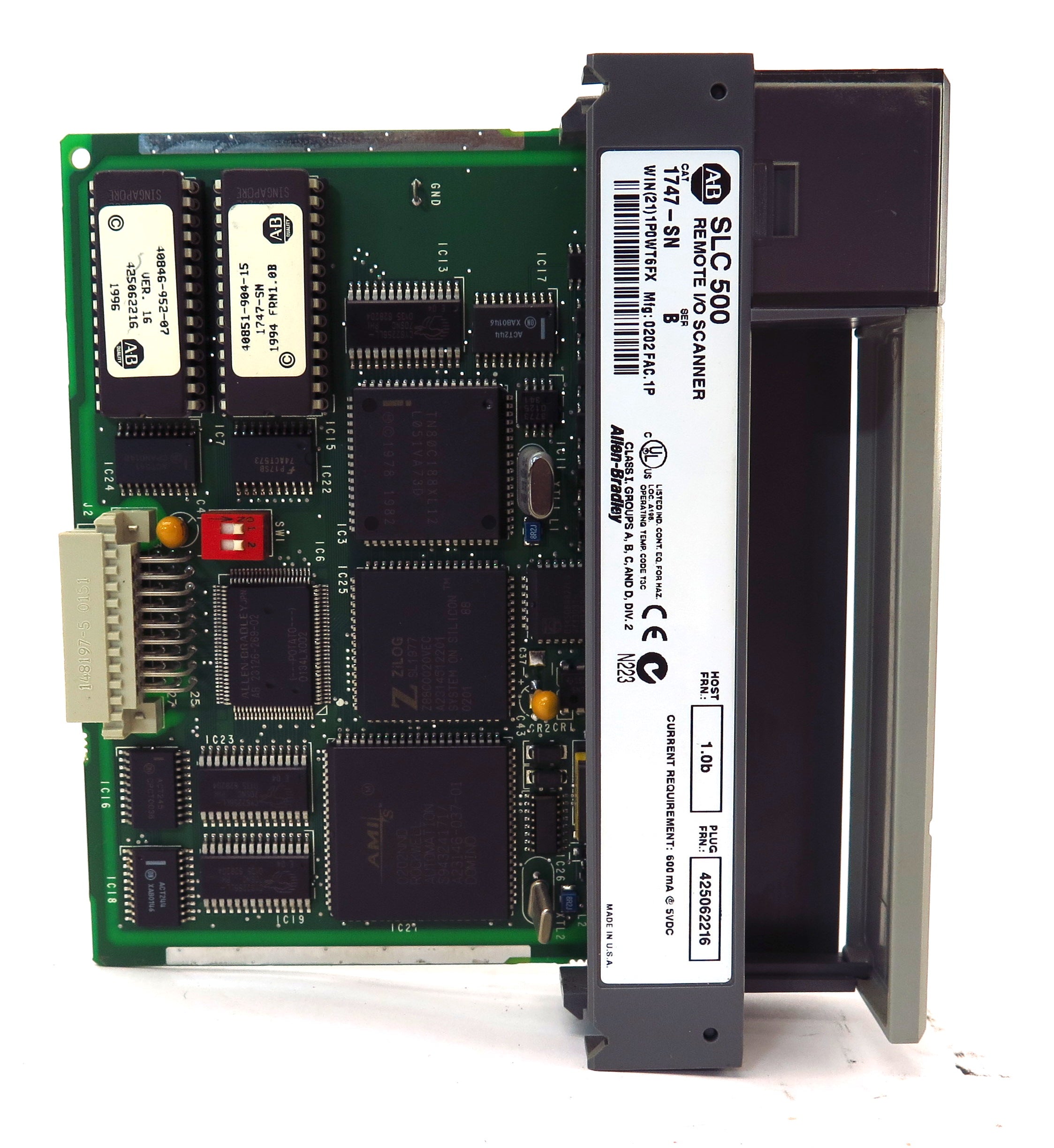 Allen-Bradley SLC 500 Remote I/O Scanner 1747-SN Series B - Advance Operations