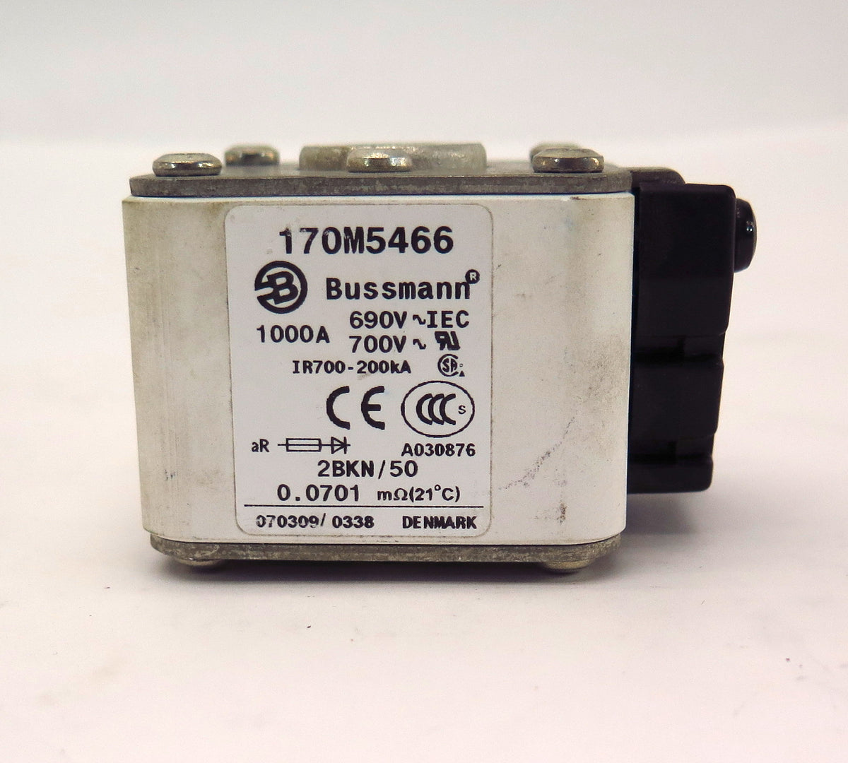Bussmann Fuse 170M5466 2BKN/50 690/700V 1000A - Advance Operations