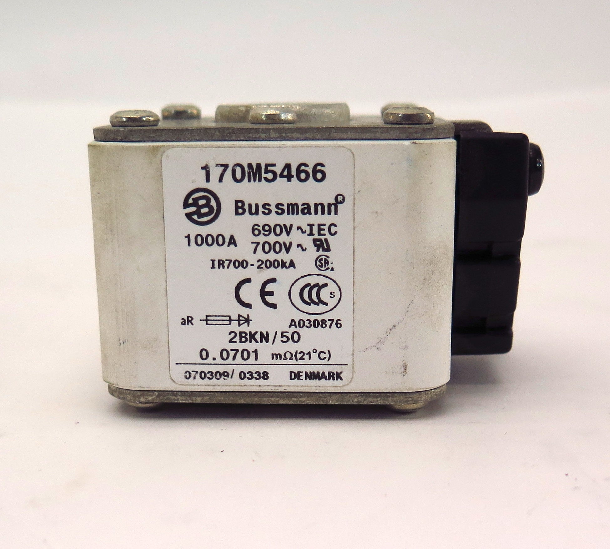 Bussmann Fuse 170M5466 2BKN/50 690/700V 1000A - Advance Operations