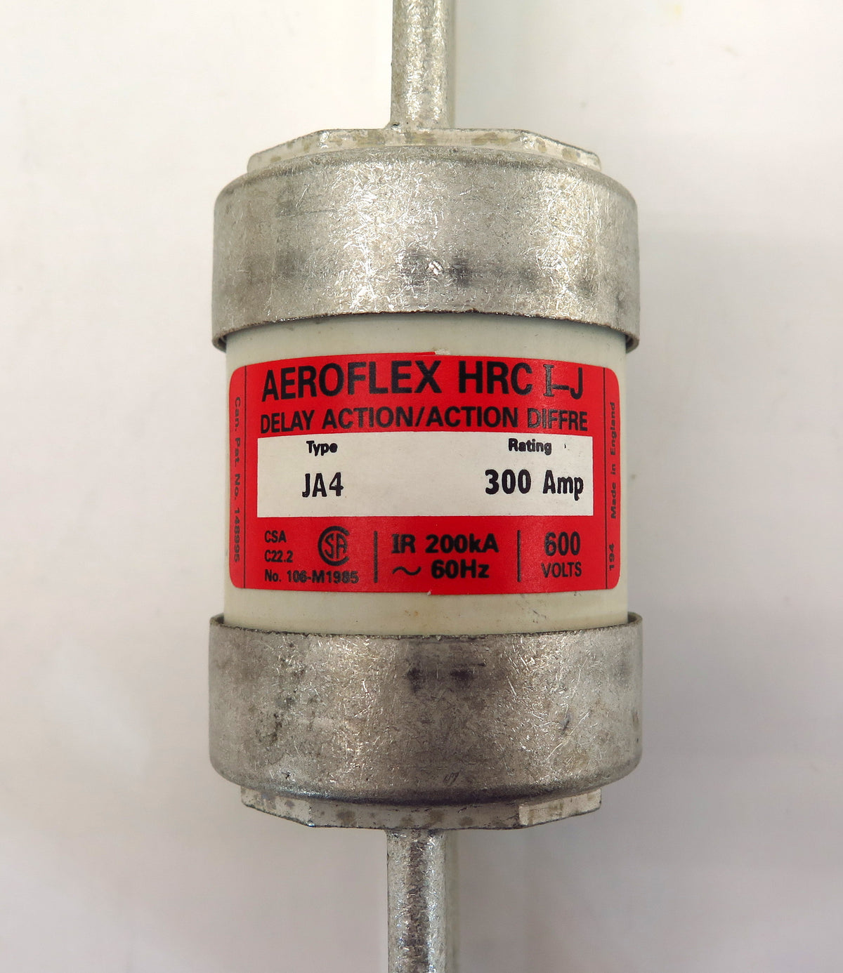 Aeroflex Delay Action Fuse HRCI-J JA4 300A 600V - Advance Operations