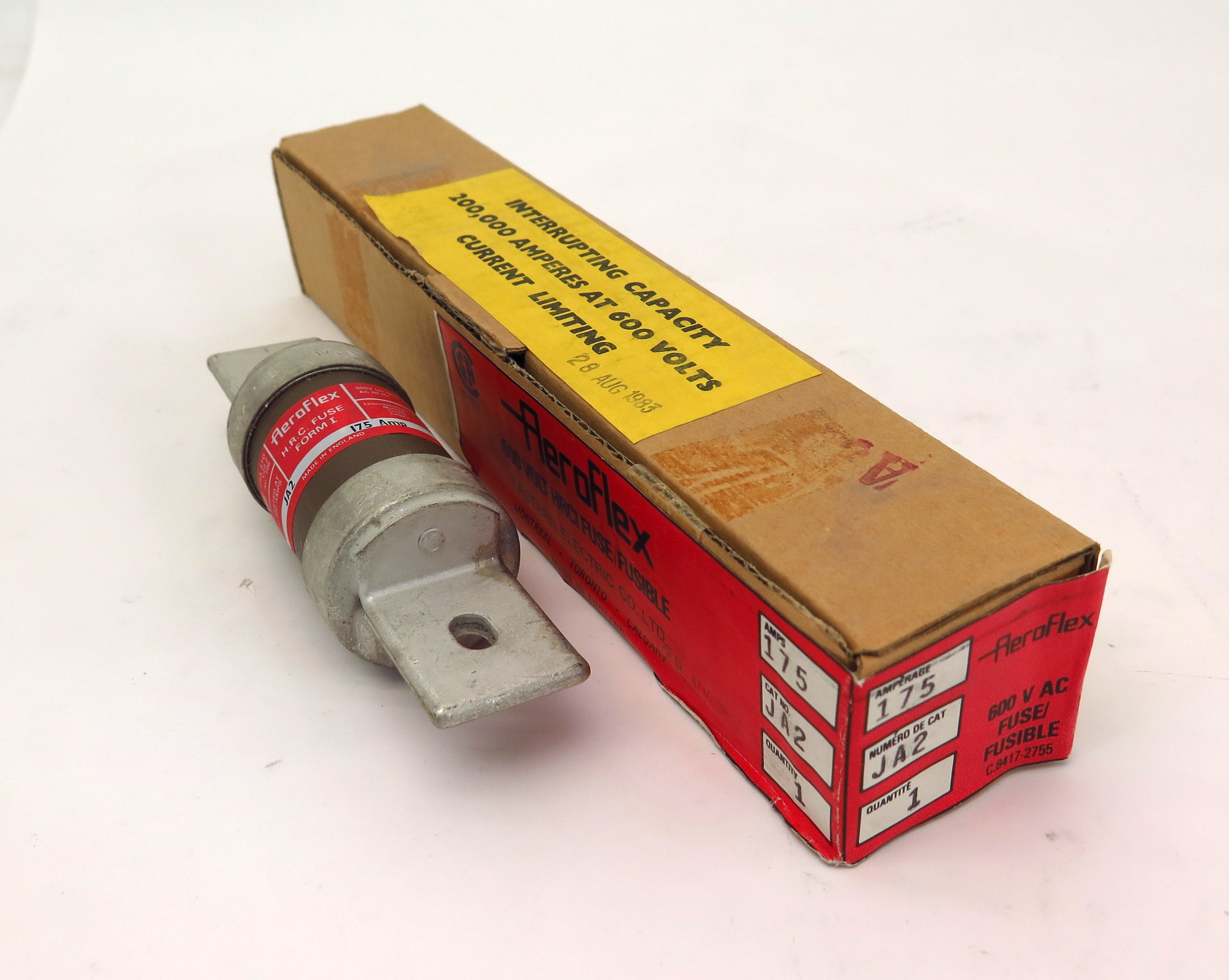 Aeroflex Current limiting Fuse HRC JA2 175A 600V - Advance Operations