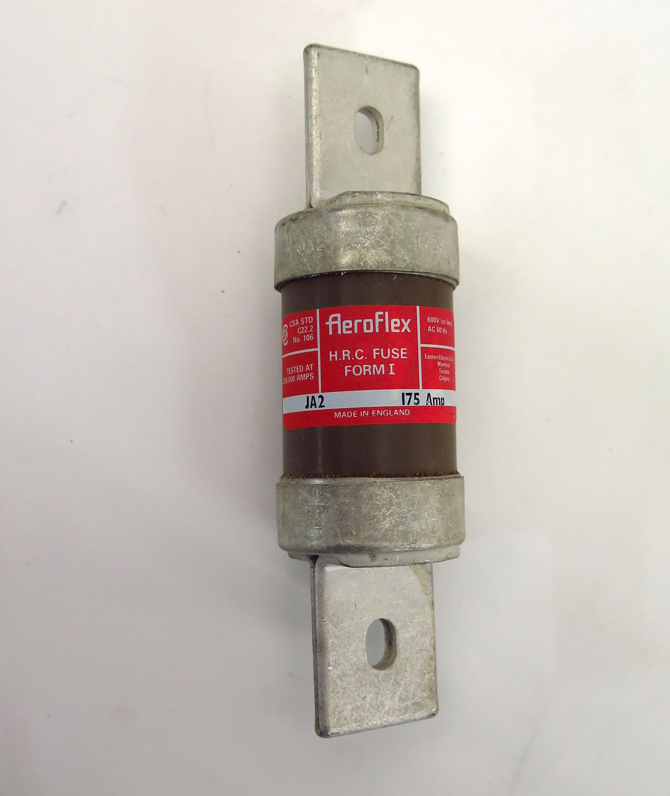 Aeroflex Current limiting Fuse HRC JA2 175A 600V - Advance Operations