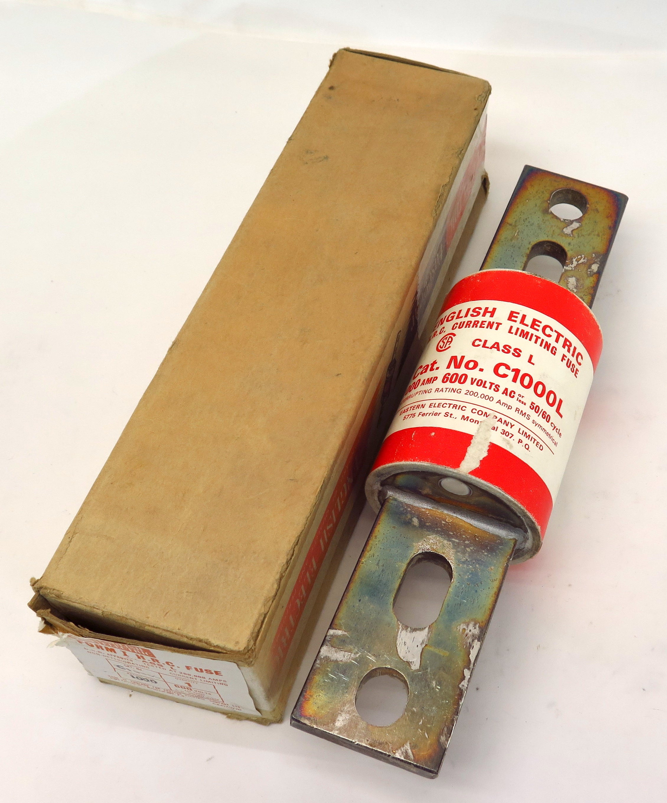 English Electric Current Limiting Fuse C1000L 600V 1000A - Advance Operations