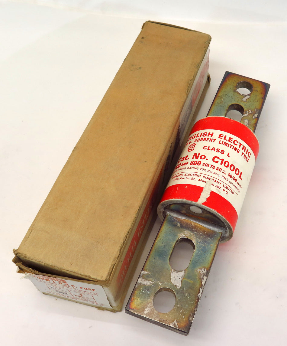 English Electric Current Limiting Fuse C1000L 600V 1000A - Advance Operations