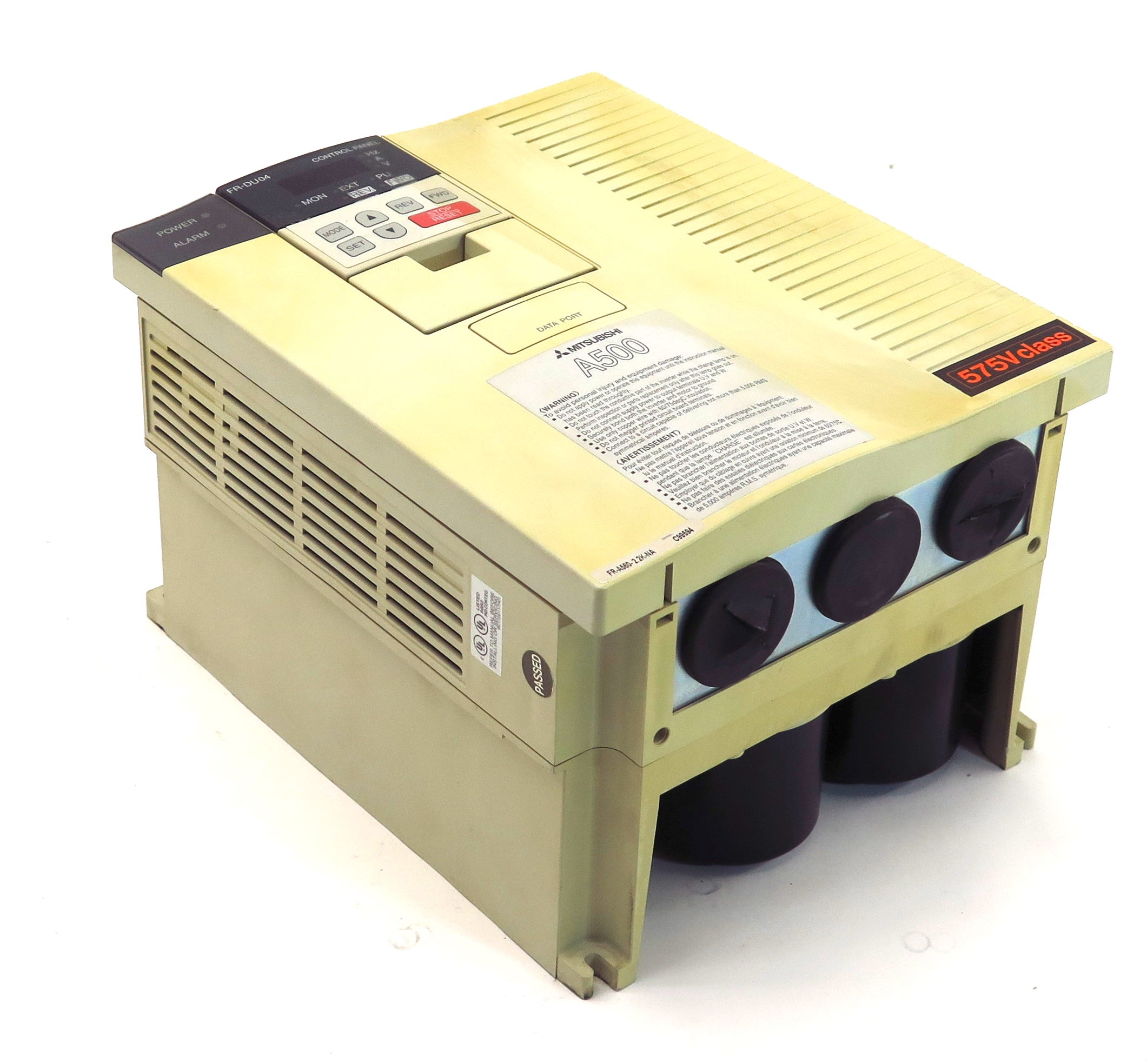Mitsubishi A500 Transistorized Inverter Drive FR-A560-2.2K-NA 3HP575V (3HP) - Advance Operations