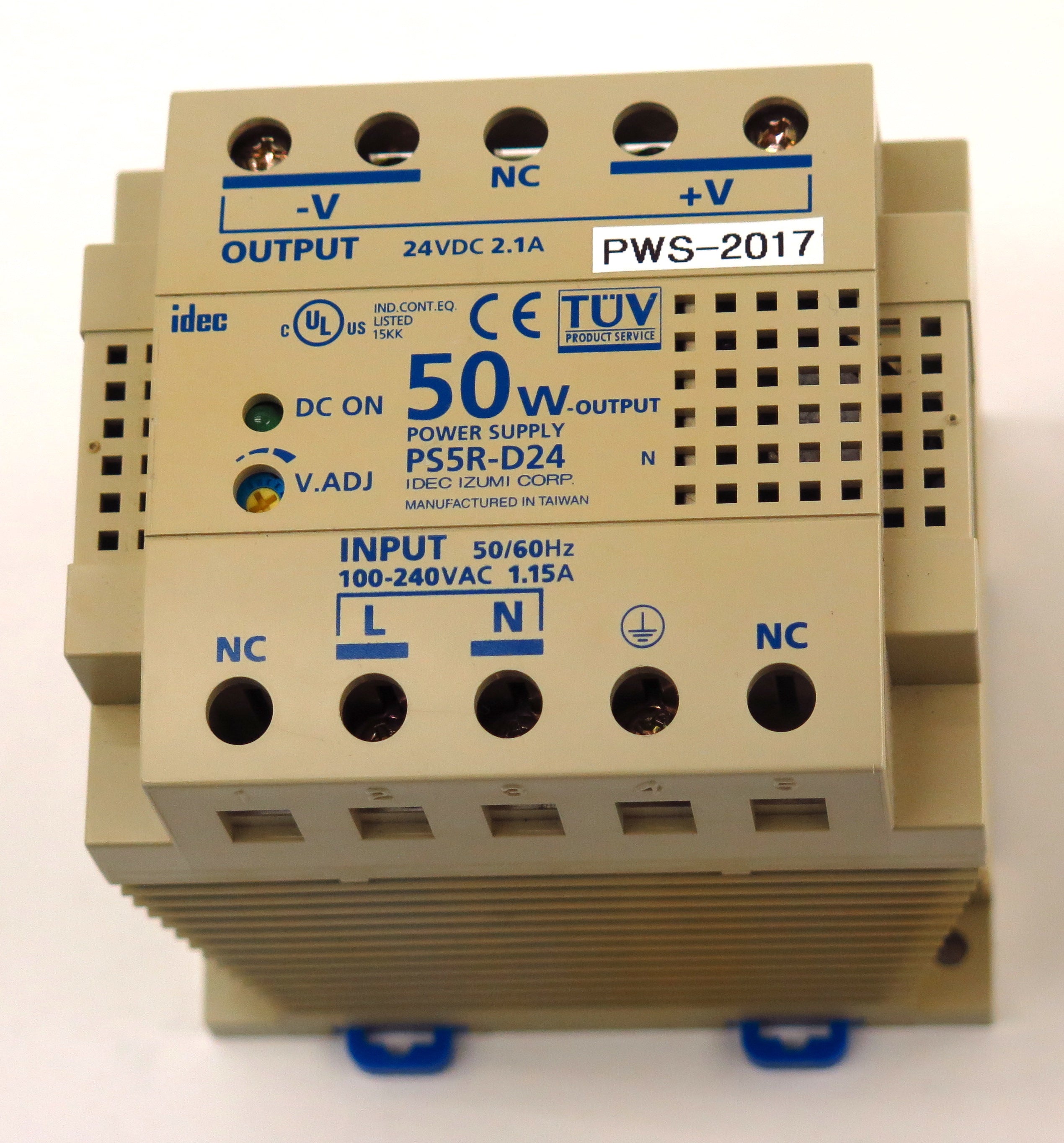 IDEC IZUMI Power Supply PS5R-D24 100-240VAC - Advance Operations