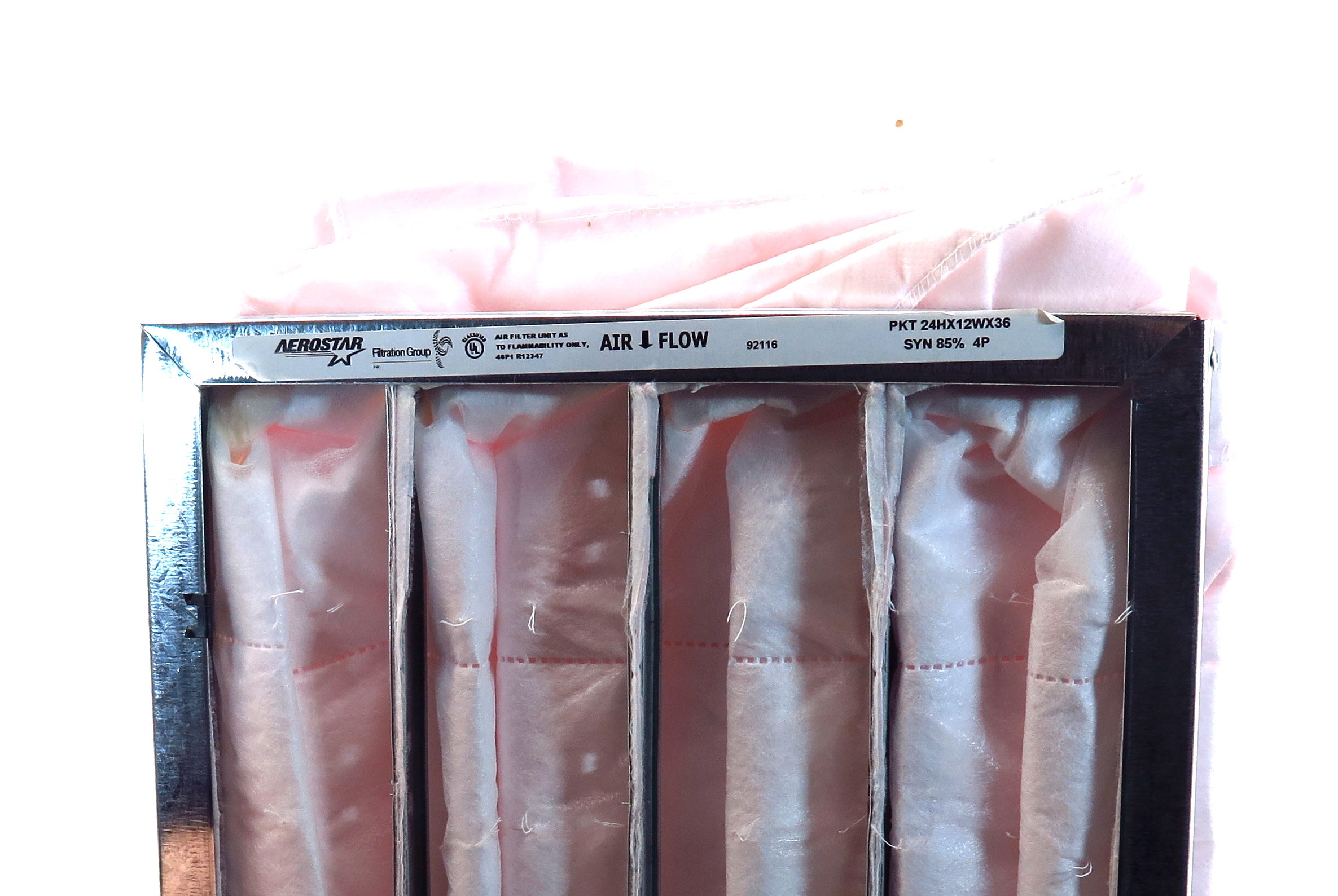 Aerostar Synthetic 92116 4 Pocket Air Filter MERV 11 24x12x36 - Advance Operations