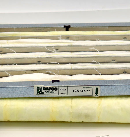 Dafco Synthetic 5 Pocket Air Filter MERV 11 12x24x22 2x Pak - Advance Operations