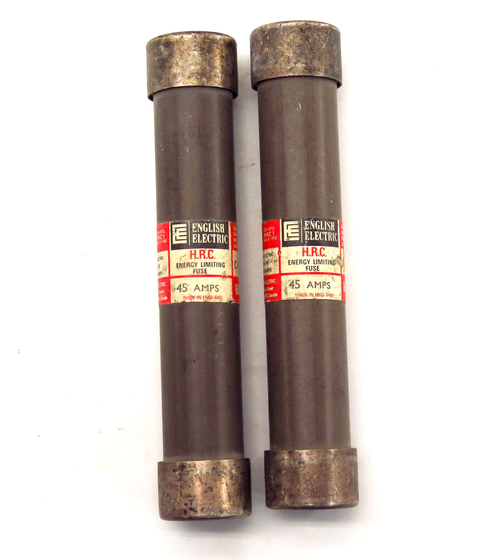English Electric Energy Limiting HRC Fuse C45HR 45A (2) - Advance Operations