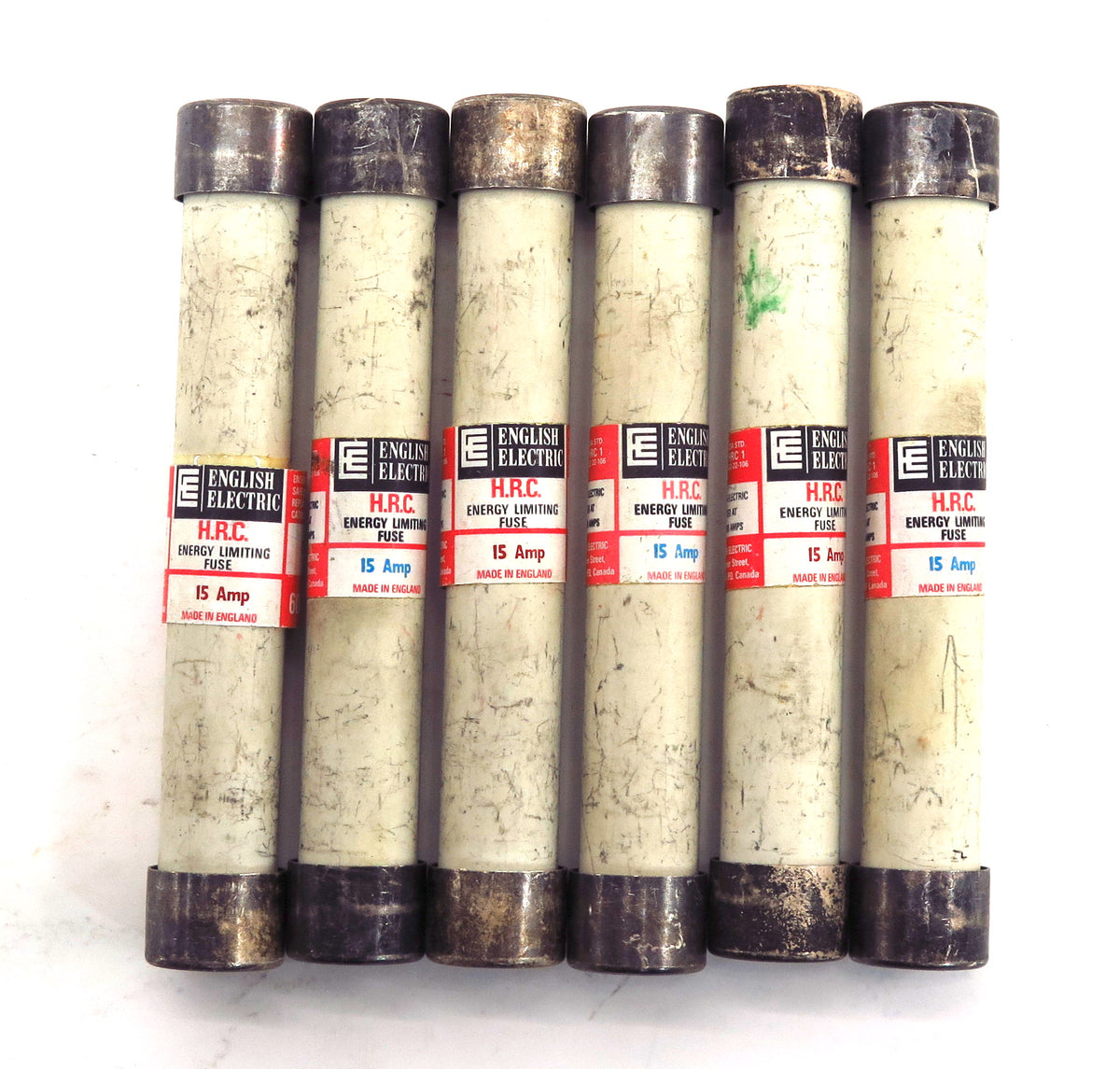 English Electric Energy Limiting HRC Fuse C15HR 15A 600VAC (6) - Advance Operations