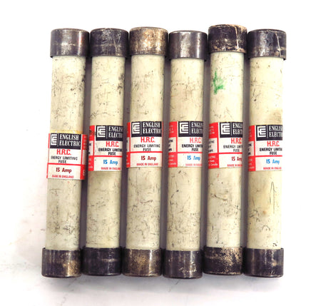English Electric Energy Limiting HRC Fuse C15HR 15A 600VAC (6) - Advance Operations