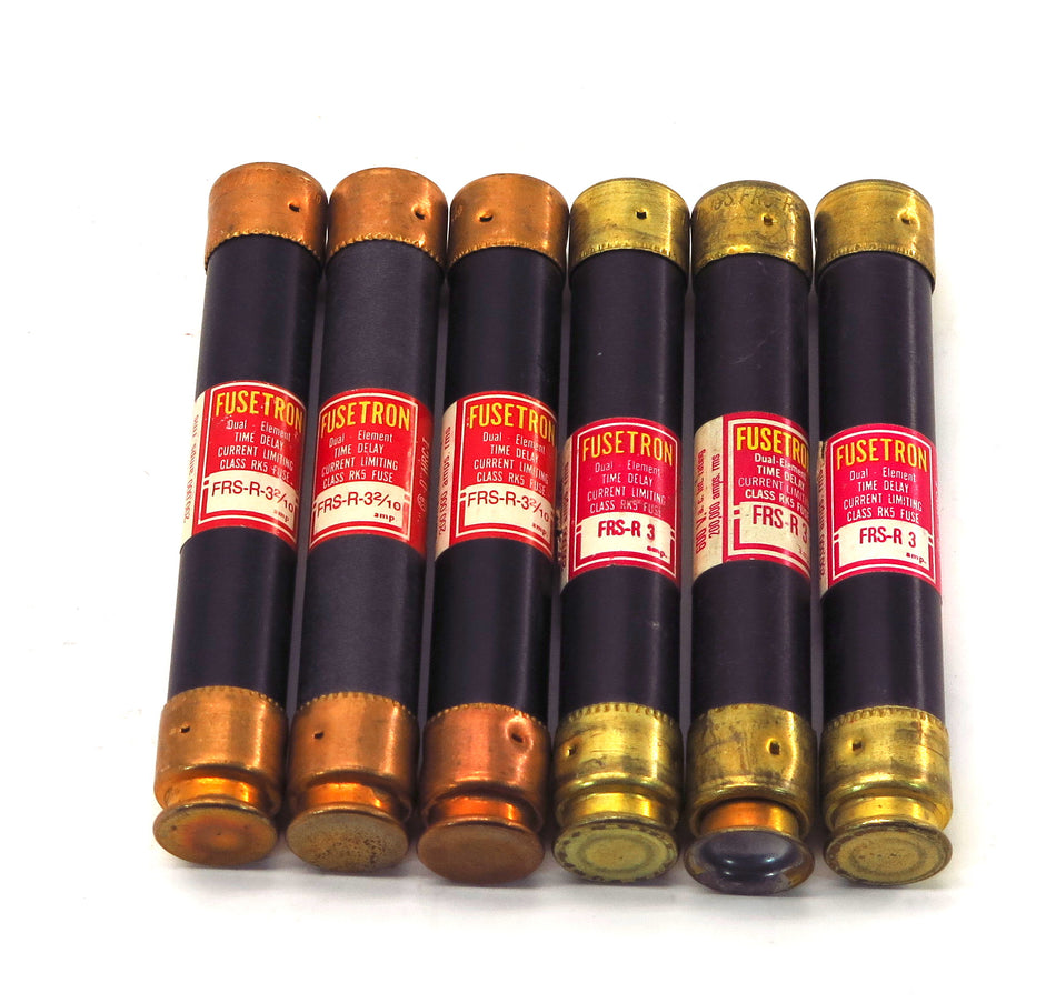 Bussman Dual Element Time Delay Fuse FRS-R-3 (3) & FRS-R-3 2/10 (3) - Advance Operations