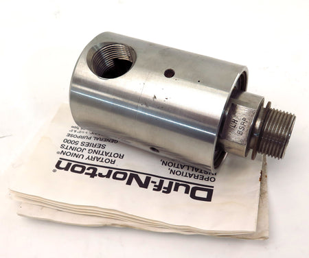 Duff-Norton 750245 Rotary Union R5400P-19 LH BSPP 1" NPT Stainless Steel - Advance Operations