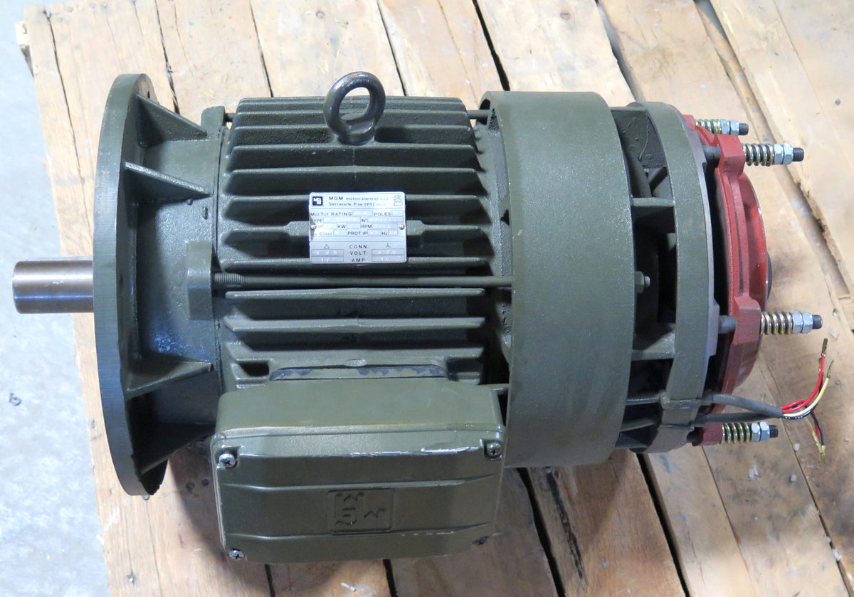 MGM Motori Elettrici Electric Asynchronous Brake Motor CF132SB4 7.5 HP 3PH - Advance Operations