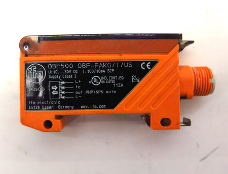 IFM Photoelectric Sensor Fiber-Optic Amplifier OBF500  OBF-FAKG/T/US - Advance Operations