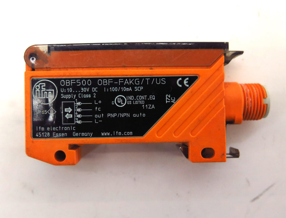 IFM Photoelectric Sensor Fiber-Optic Amplifier OBF500  OBF-FAKG/T/US - Advance Operations