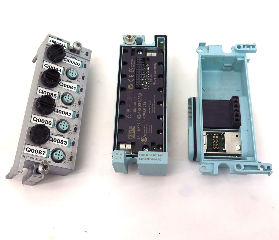 Siemens S7 Module Combo 6ES7 194-4CB00-0AA0 & 6ES7 142-4BF00-0AA0 & A5E0095501 - Advance Operations