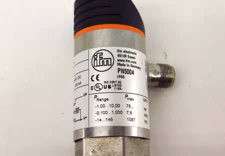 IFM Electronic Pressure Sensor PN5004 18-36 VDC 250 mA - Advance Operations