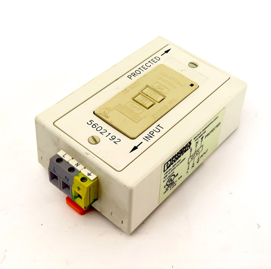 Phoenix Contact Leviton Switch EM-DUO 120/20/GFI/AUX/NO - Advance Operations