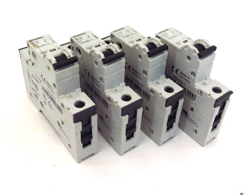 Siemens Circuit Breaker 5SY6102-7 MCB C2 2A 230/400V (4) - Advance Operations