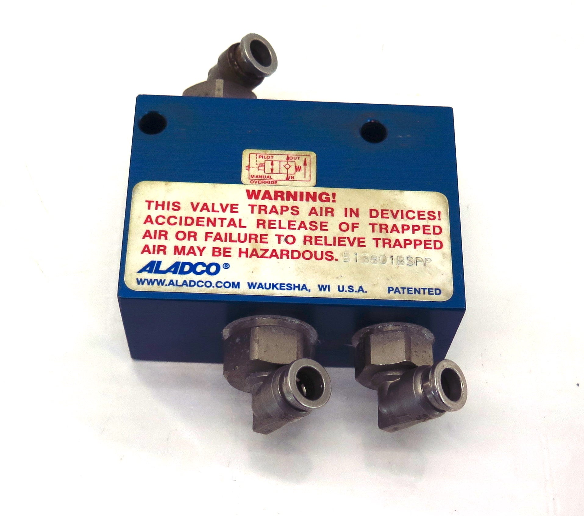 Check Valve Aladco  513801BSPP 1/4" Connection - Advance Operations