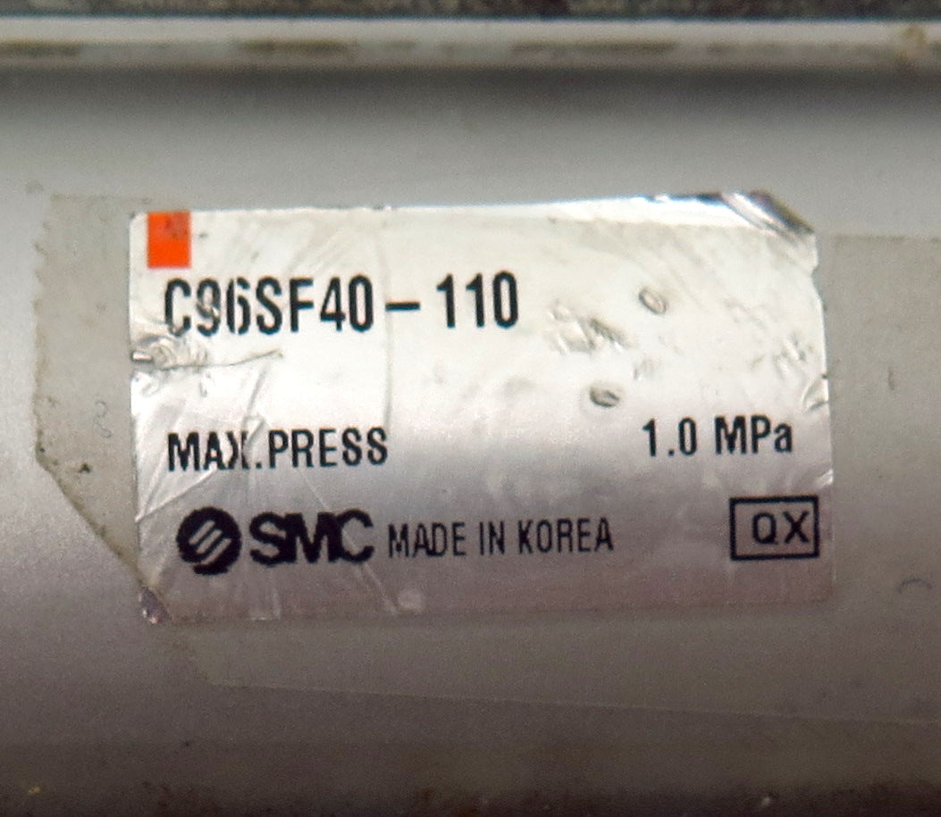 SMC Pneumatic Tie-Rod Cylinder C96SF40-110 110mm Stroke - Advance Operations