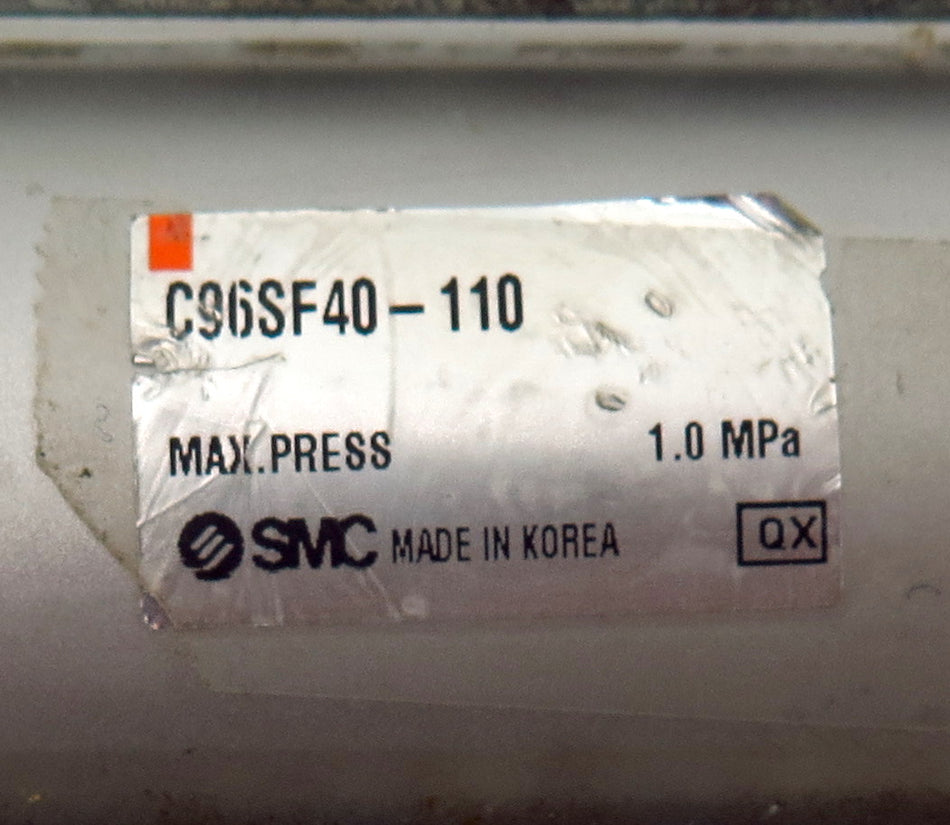 SMC Pneumatic Tie-Rod Cylinder C96SF40-110 110mm Stroke - Advance Operations