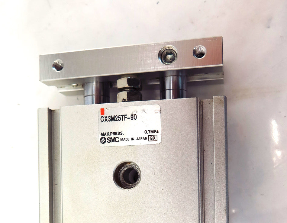 SMC Pneumatic Dual Rod Cylinder CXSM25TF-90 90mm Stroke - Advance Operations