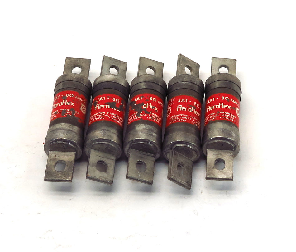 Crompton Aeroflex HRC1 Fuse JA1-80 80A 600V (5) - Advance Operations