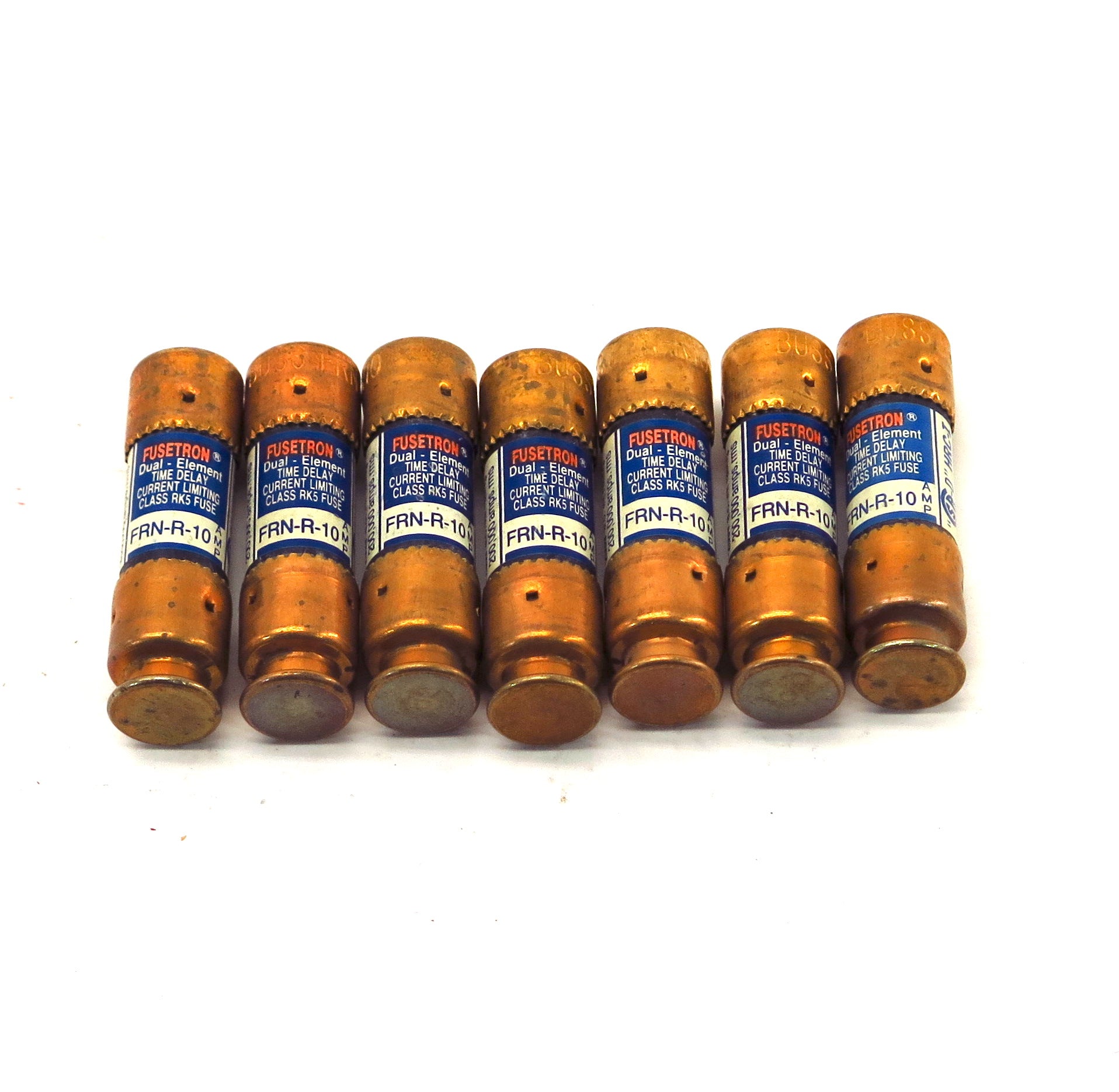 Bussman Fusetron Time Delay Fuse FRN-R-10 10Amp 250VAC (7) - Advance Operations