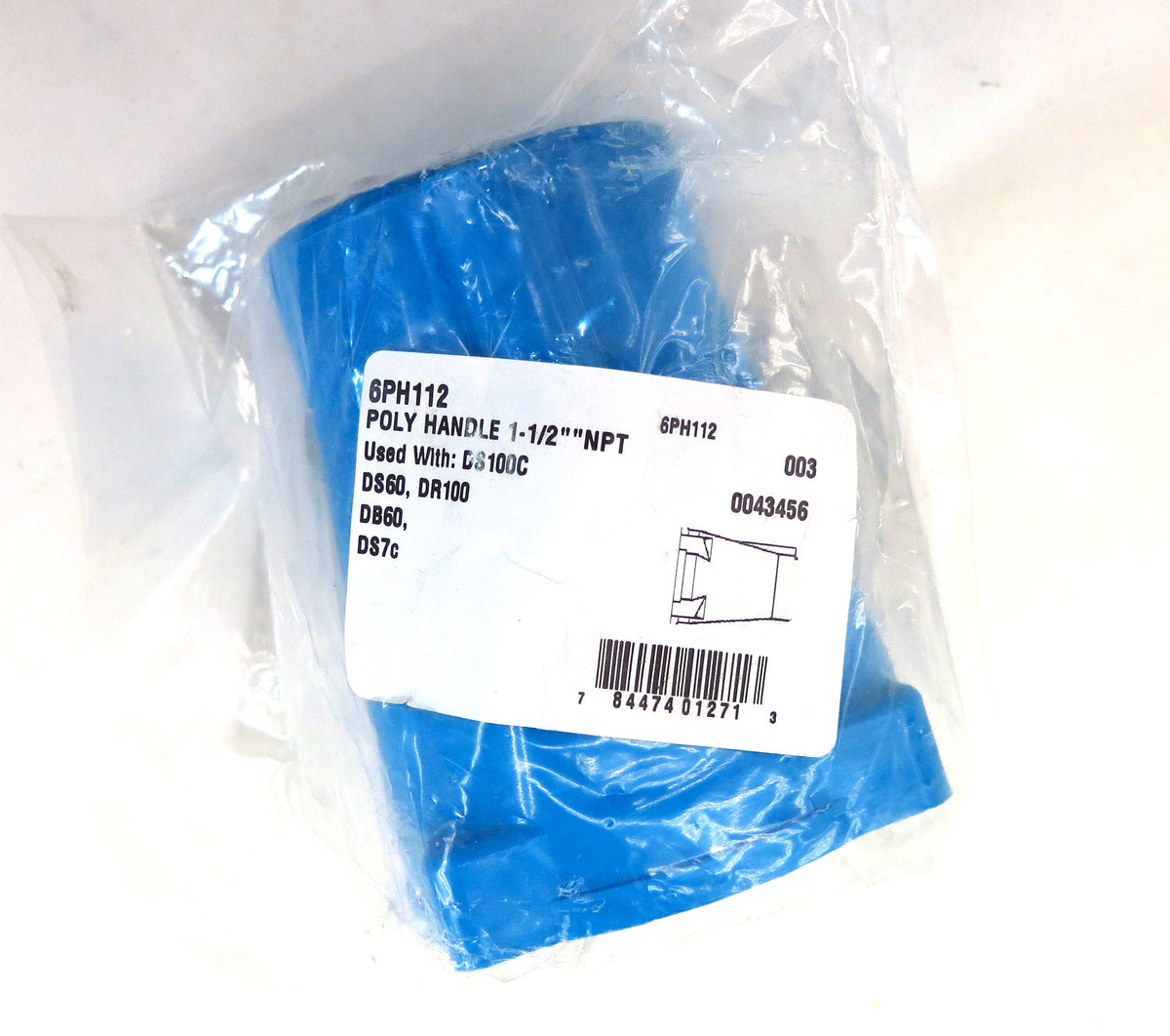 Meltric Poly Handle 6PH112 1-1/2" NPT - Advance Operations