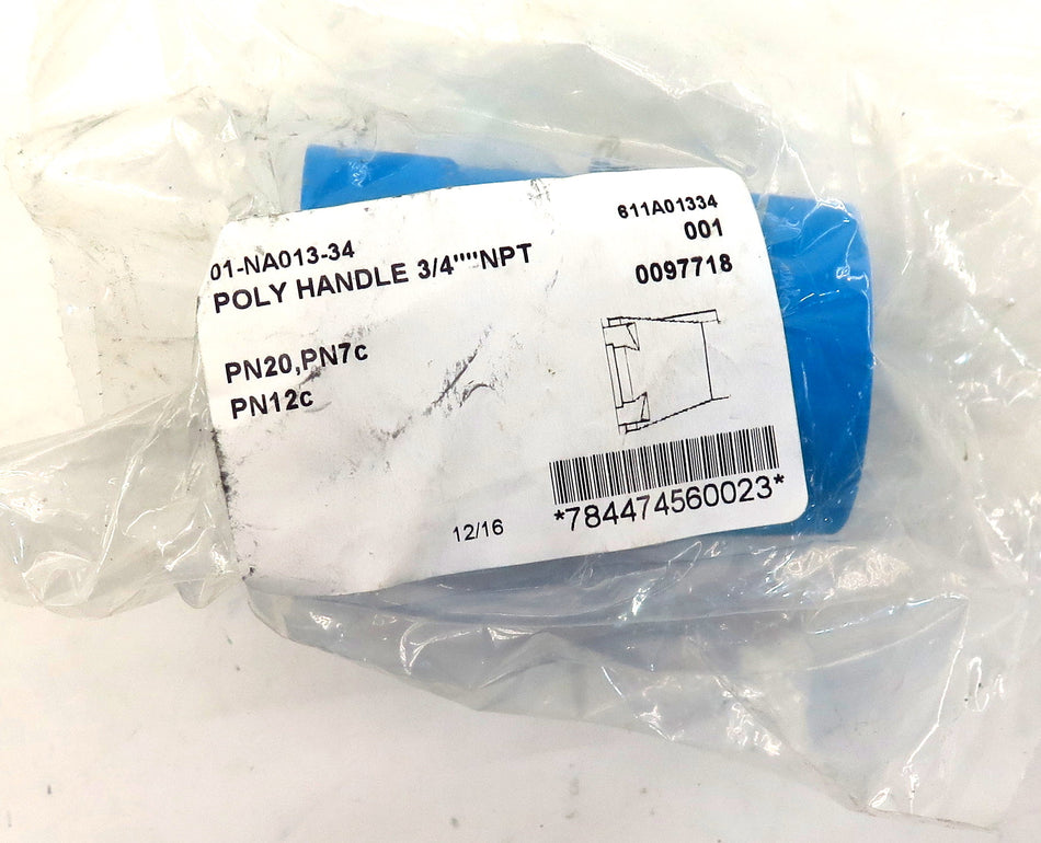 Meltric Poly Handle 01-NA013-34 3/4" NPT - Advance Operations