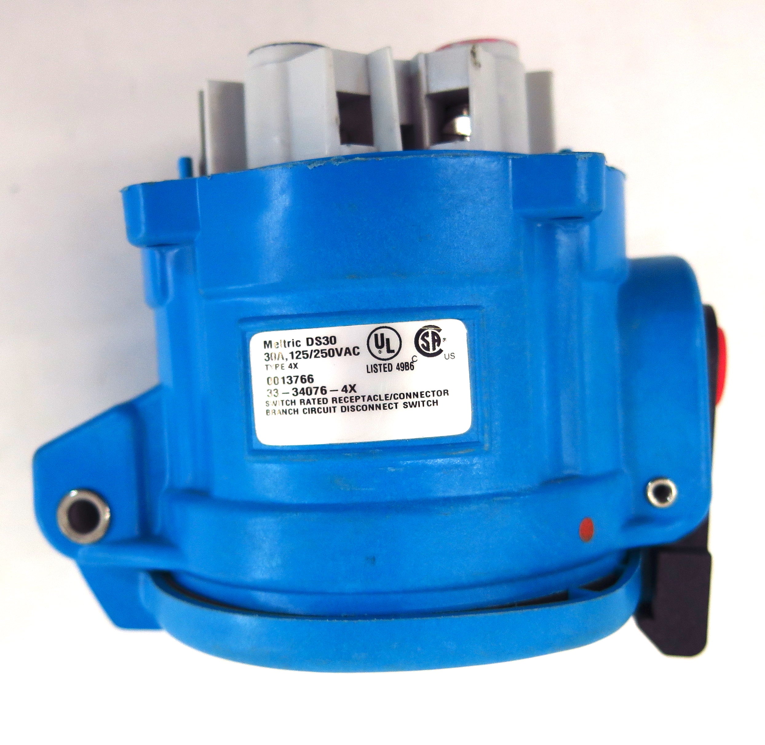 Meltric Receptacle 33-34076-4X 125/250VAC DS30 30A - Advance Operations