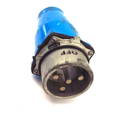 Meltric Inlet Plug 39-28023-K14-4X 3ø600V & Metal Handle 2H212 2-1/2" NPT - Advance Operations