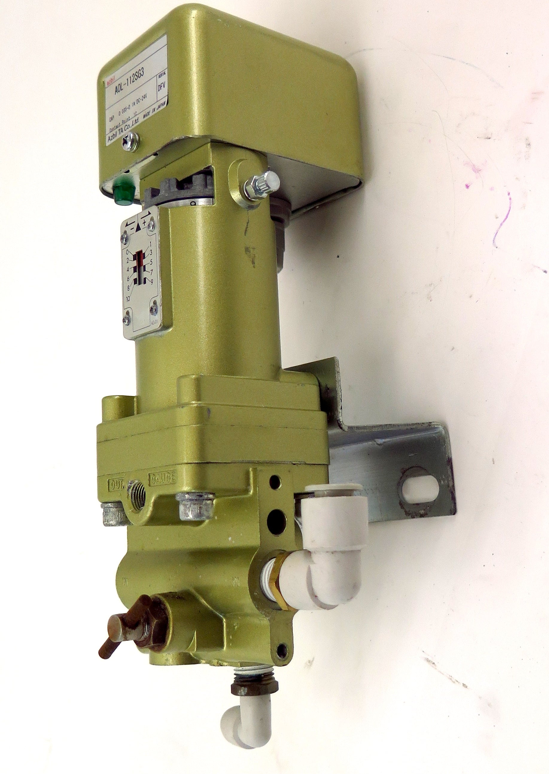 Azbil AOL-112SG3 Air Limiter Pressure Switch 24VDC - Advance Operations