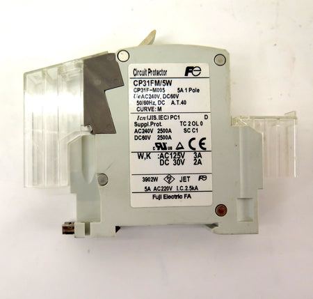 Fuji Circuit Breaker CP31FM/5W 5A 1 Pole - Advance Operations