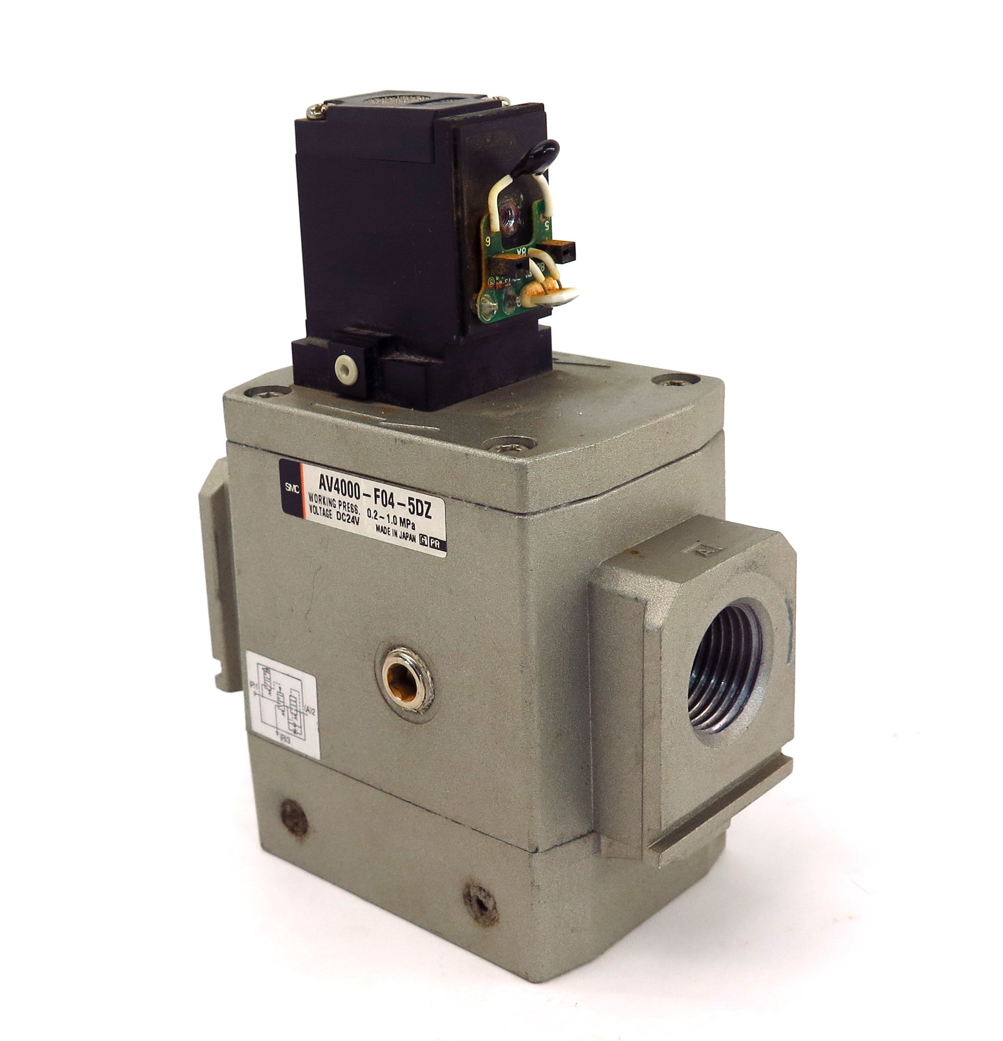 SMC Pneumatic Soft Start Valve AV4000-F04-5DZ  24VDC - Advance Operations