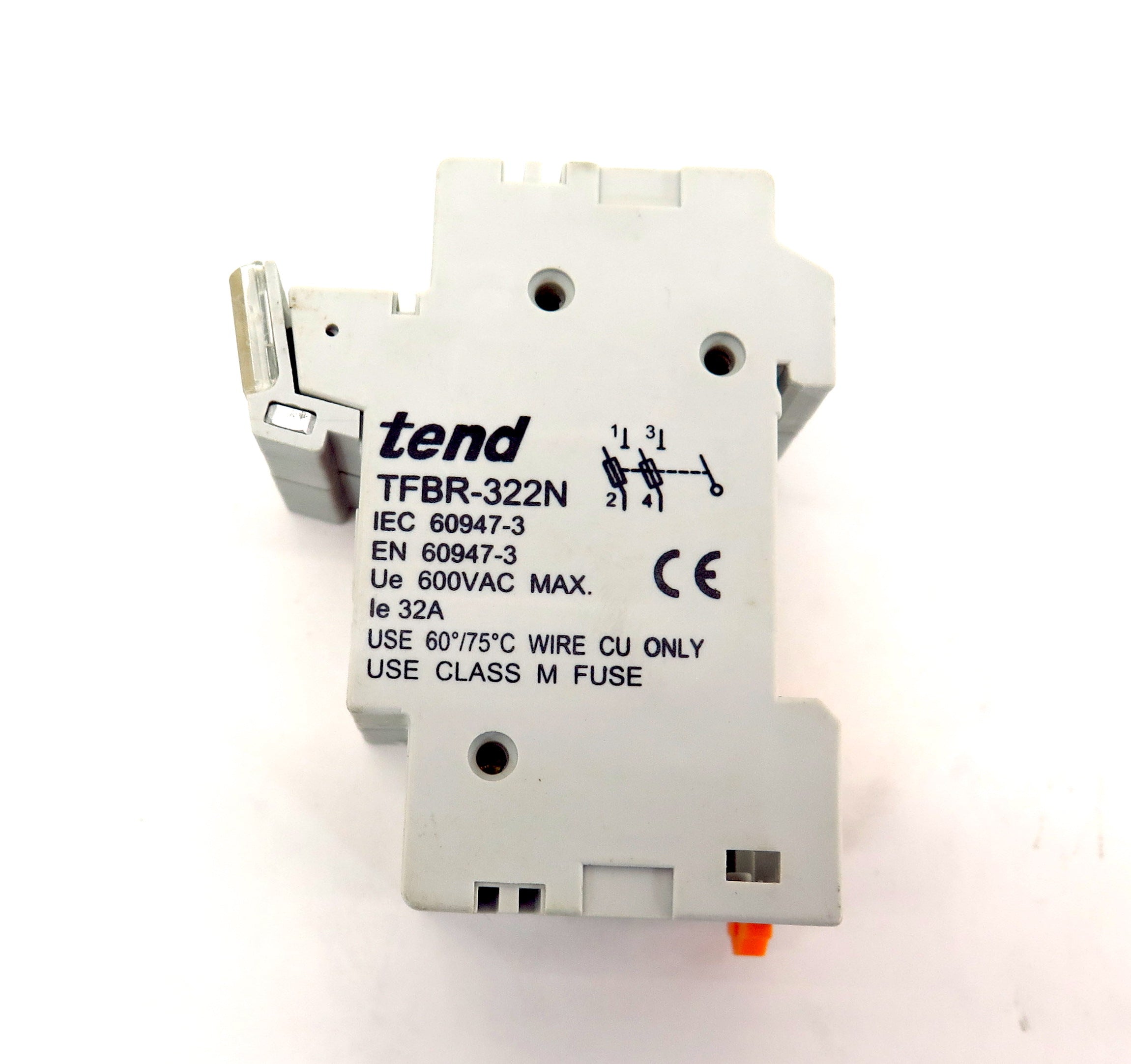 Tend Fuse Holder TFBR-322N 600VAC 32A (2) - Advance Operations