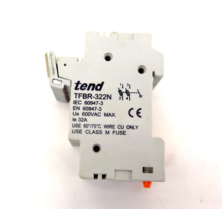 Tend Fuse Holder TFBR-322N 600VAC 32A (2) - Advance Operations