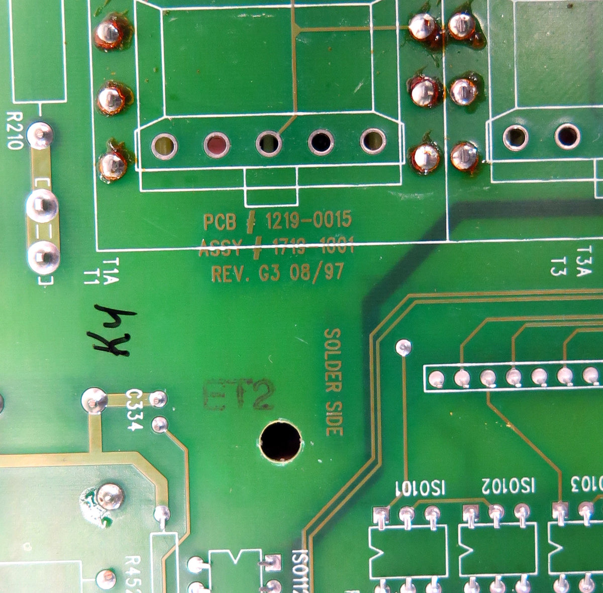 GE Multilin SR760 Relay CT Board PCB 1219-0015 1719-1001 Rev G3 - Advance Operations