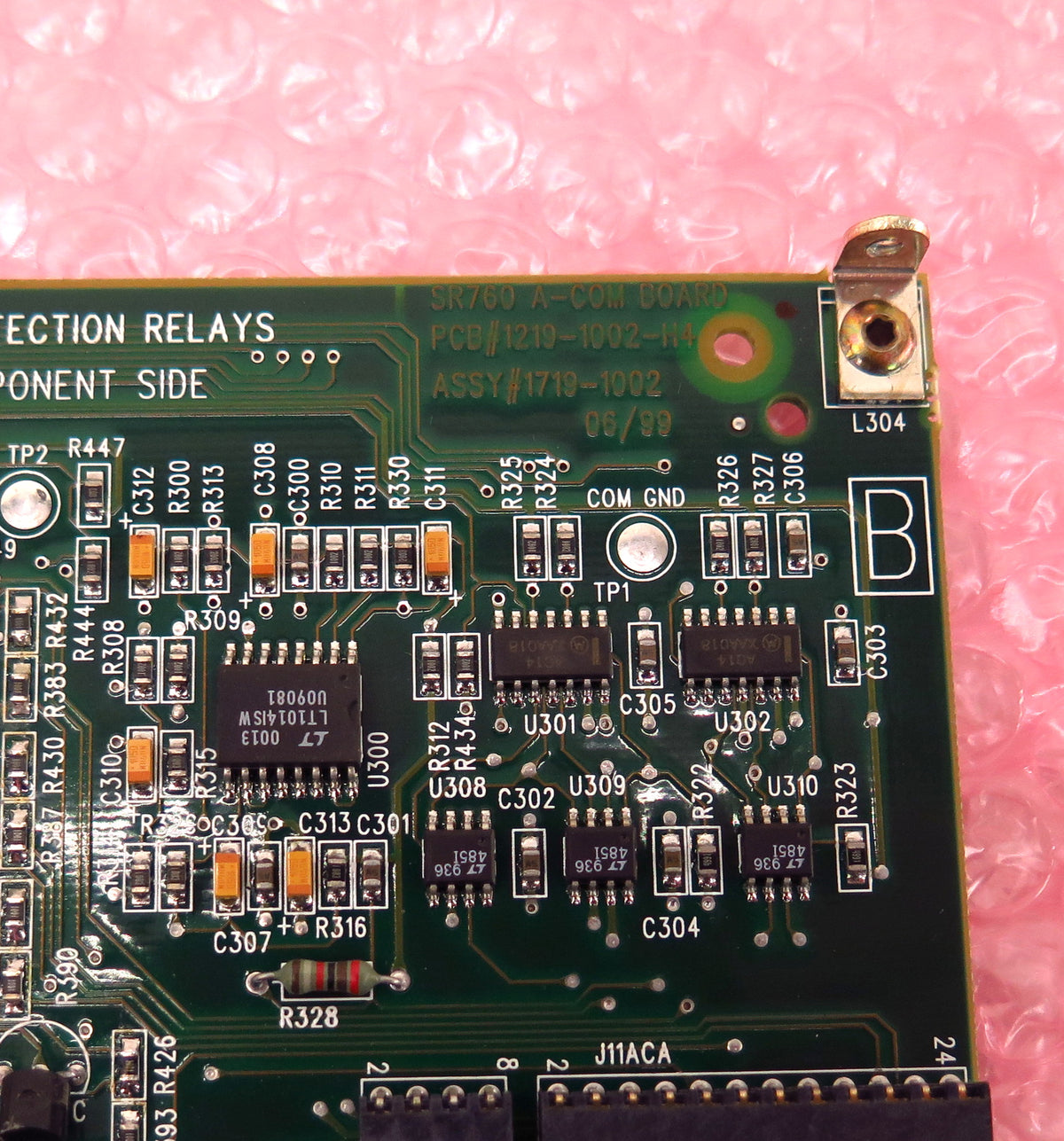GE Multilin SR760 A-COM Board PCB 1219-1002-H4 1719-1002 Rev H4 - Advance Operations