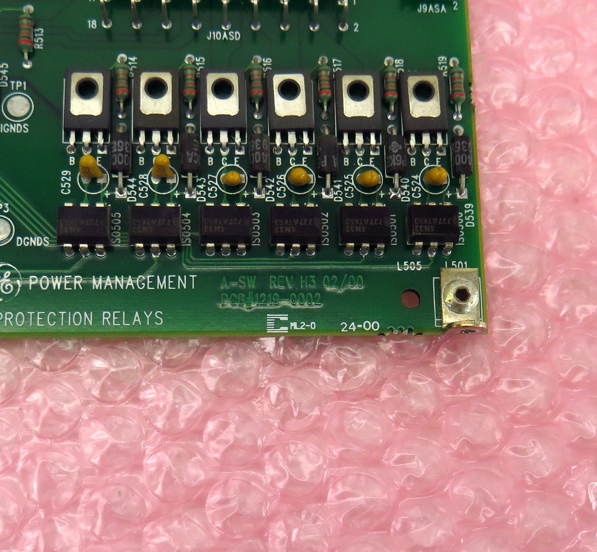 GE Multilin SR760 A-SW Board PCB 1219-0002 Rev H3 - Advance Operations
