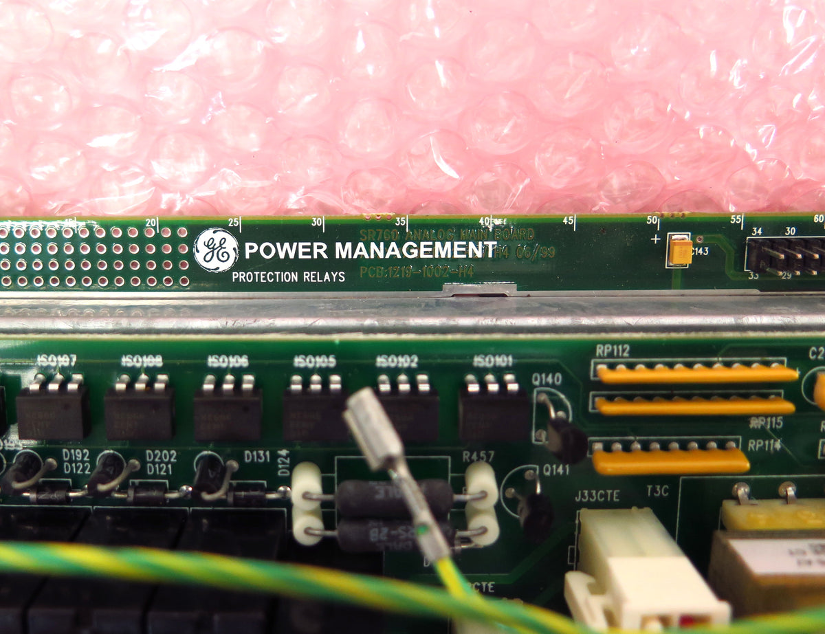 GE Multilin SR760 Analog Main Board PCB 1219-1002-H4 & SR-750 Relay CT Board - Advance Operations