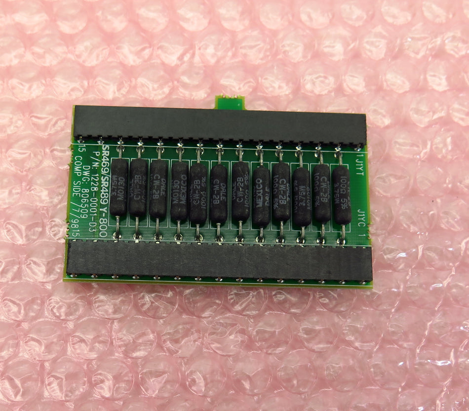 GE Multilin SR469/SR489 Y-800 Board 1228-0001-D3 - Advance Operations