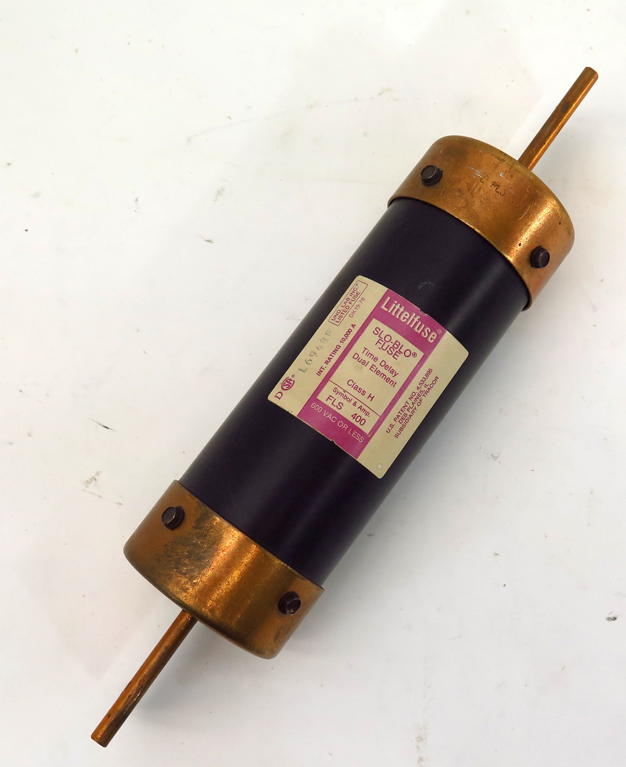 LittleFuse SLO-SLO Time Delay Fuse FLS400 400A 600VAC Class H - Advance Operations