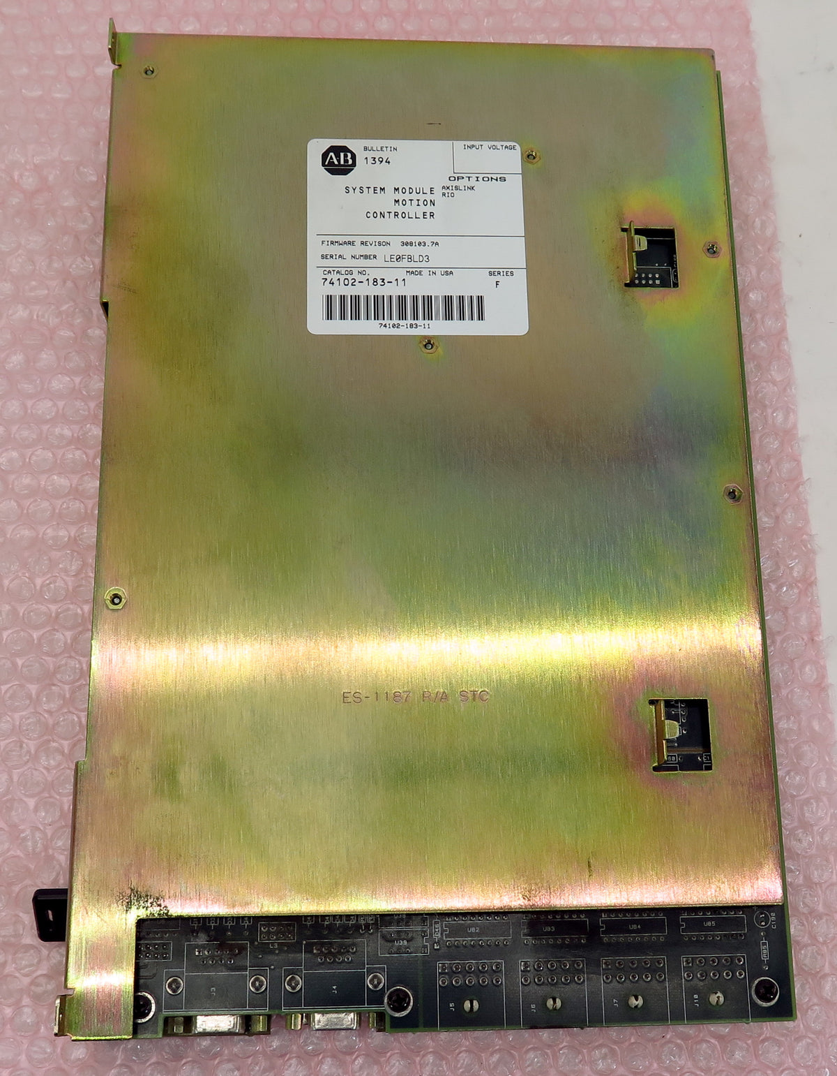 Allen-Bradley 1394 System Module Motion Controller 74102-183-11 Series F - Advance Operations