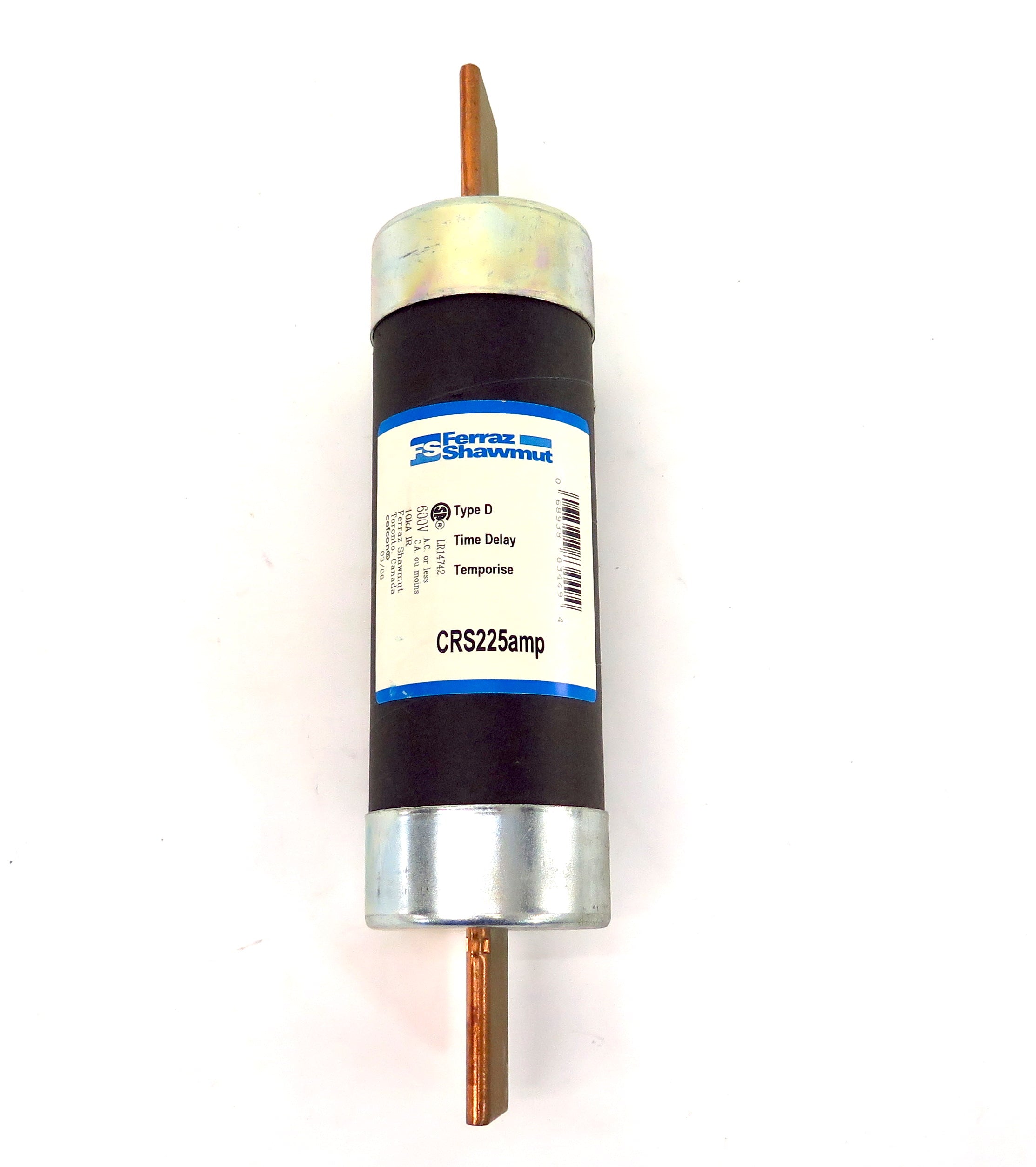 Ferraz Shawmut Time Delay Fuse CRS225 600V 225A Type D - Advance Operations