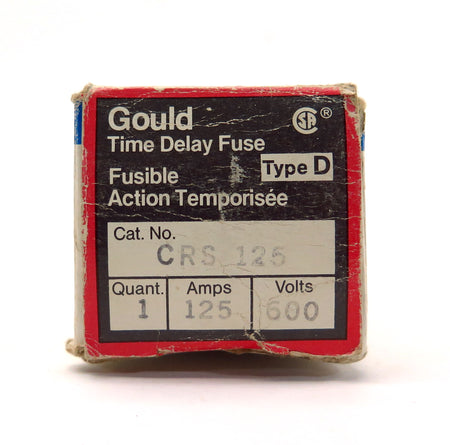 Gould Shawmut Time Delay Fuse CRS125 CRS 125 125A 600V (2) - Advance Operations