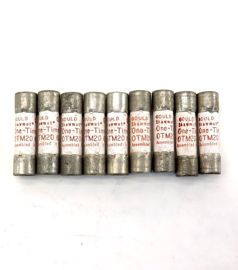 Gould Shawmut One Time Fuse OTM20 20A 250V (9) - Advance Operations