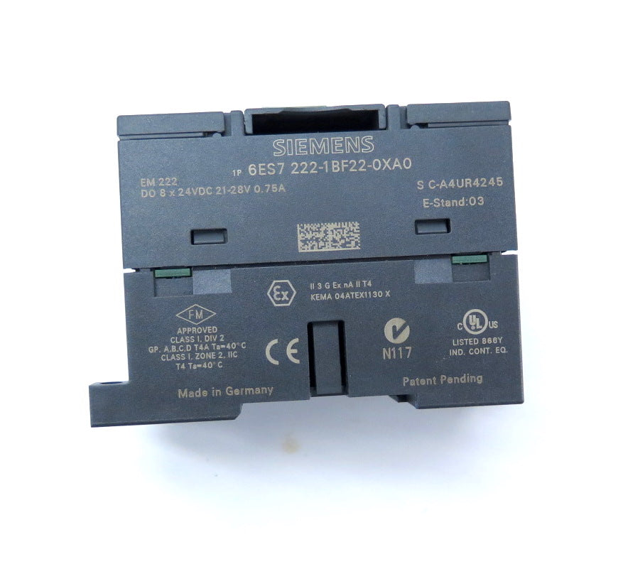 Siemens Module 6ES7 222-1BF22-0XA0 D0 8 X 24VDC - Advance Operations